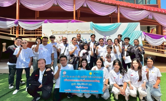 CSRครั้งที่5 โครงการสร้างทางลาดขึ้นศาลาการเปรียญ (วัดหินดาษ)