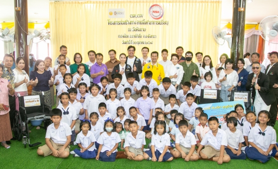 CSRครั้งที่5 กิจกรรมมอบทุนการศึกษา แก่นักเรียนโรงเรียนวัดหินดาษ
